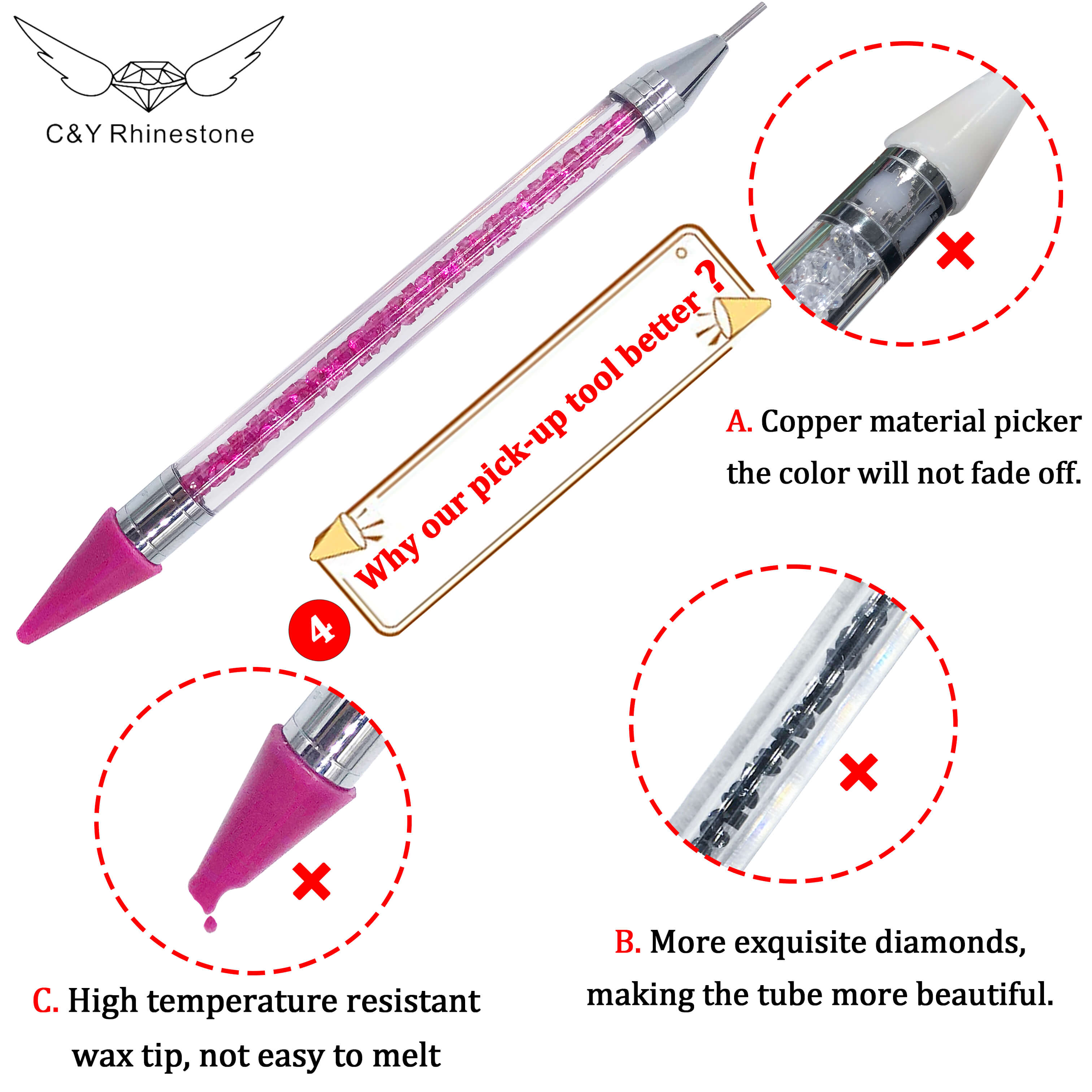 rhinestone pencil